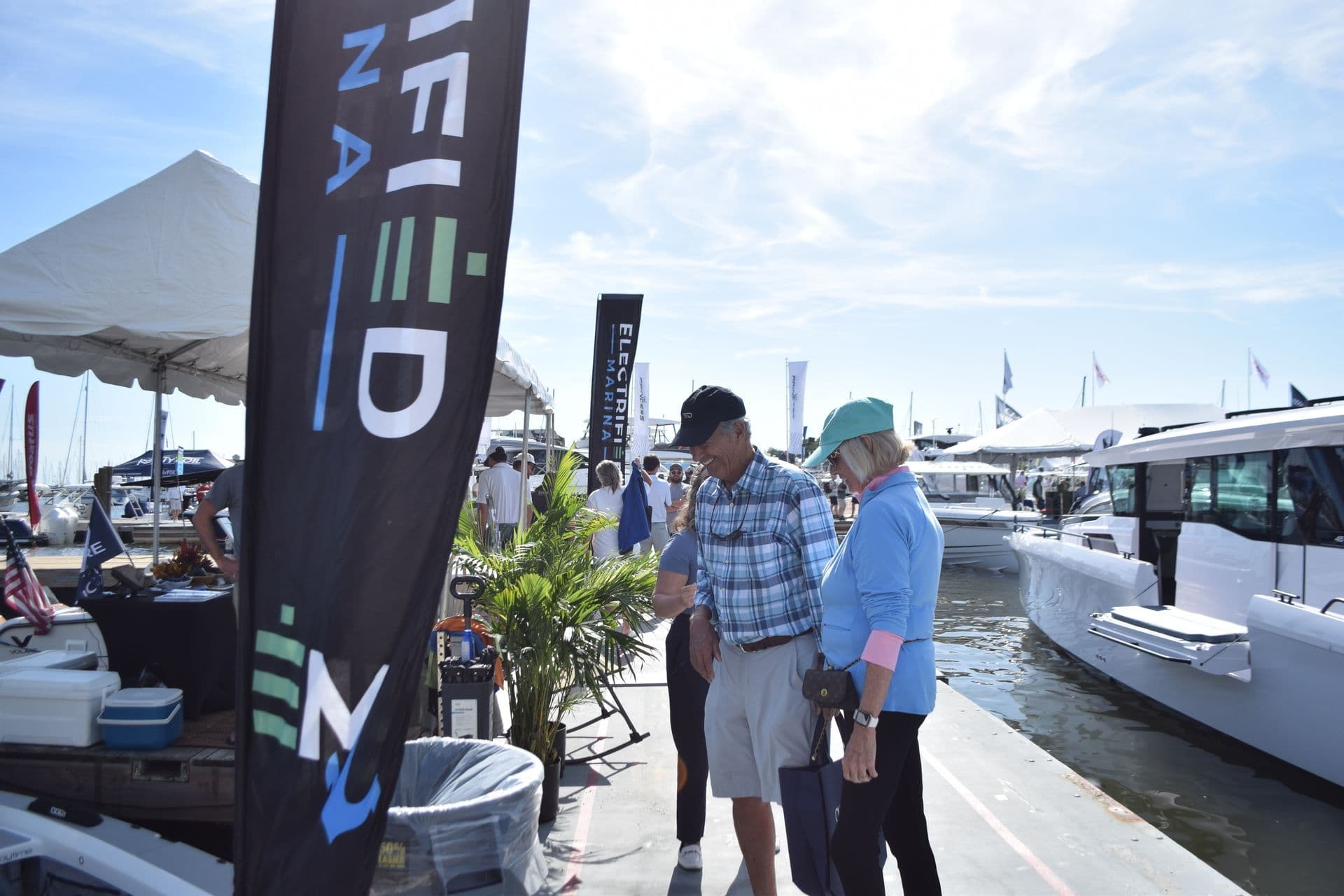 Electrified Marina event setup