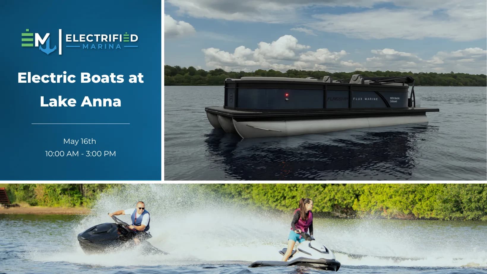 Electric Boat Demo at Lake Anna